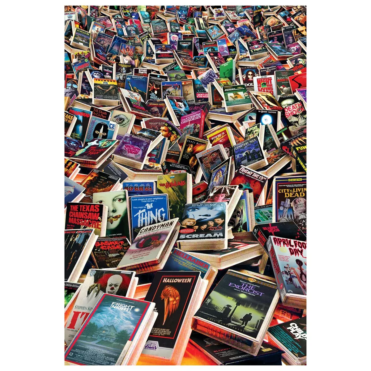 Horror VHS Cemetery 1000-Piece Jigsaw Puzzle