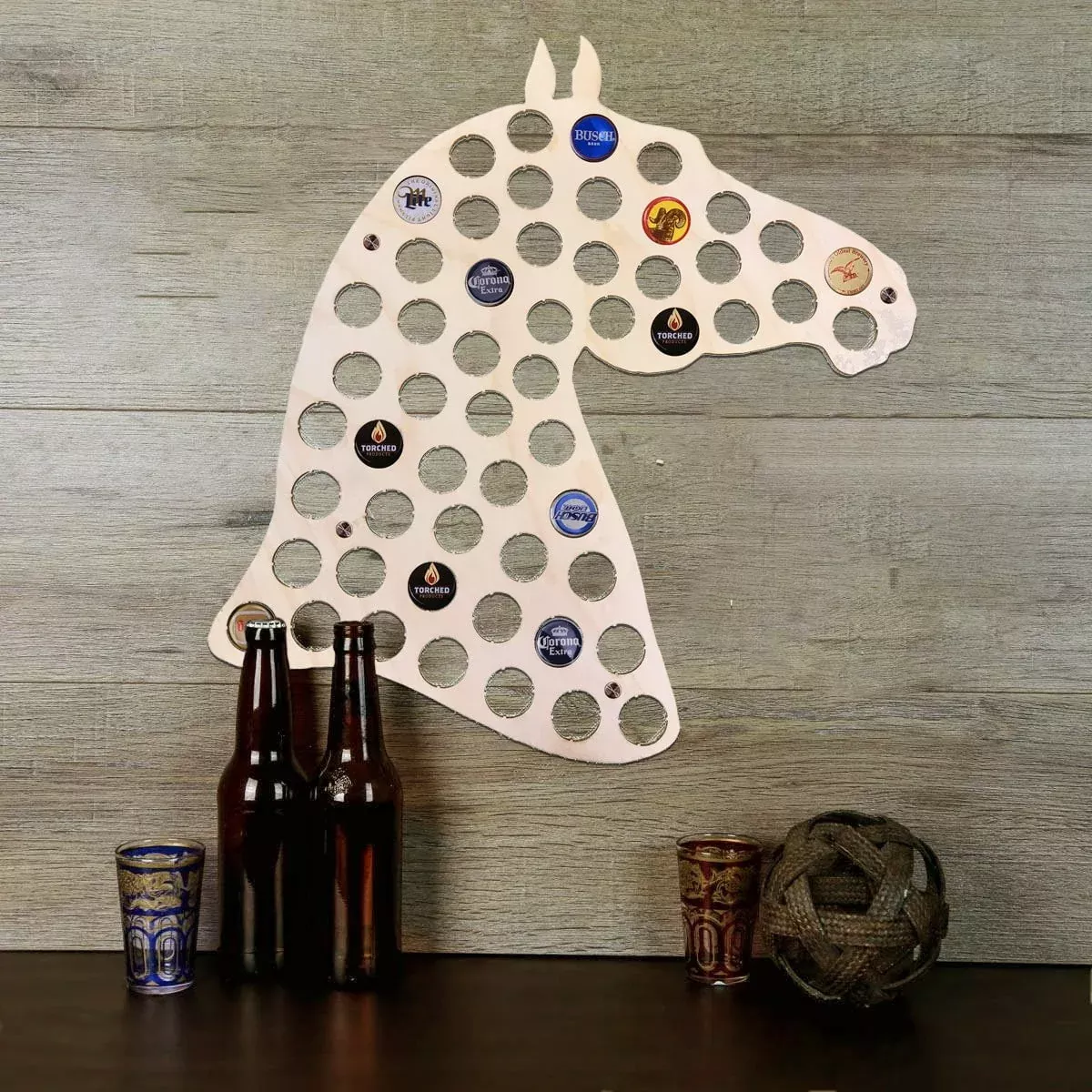 Horse Head Beer Cap Holder