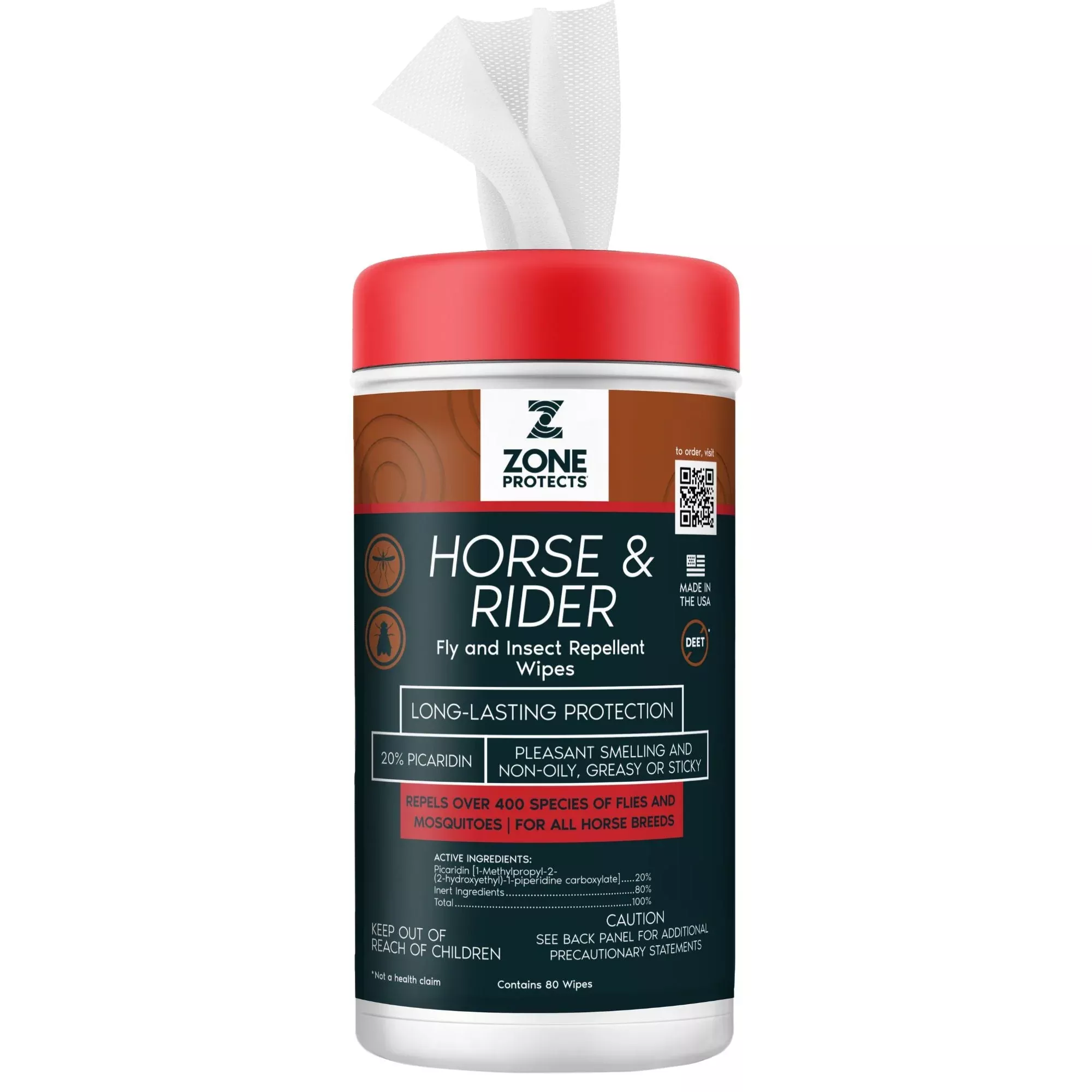 Horse & Rider Fly & Insect Repellent Wipes