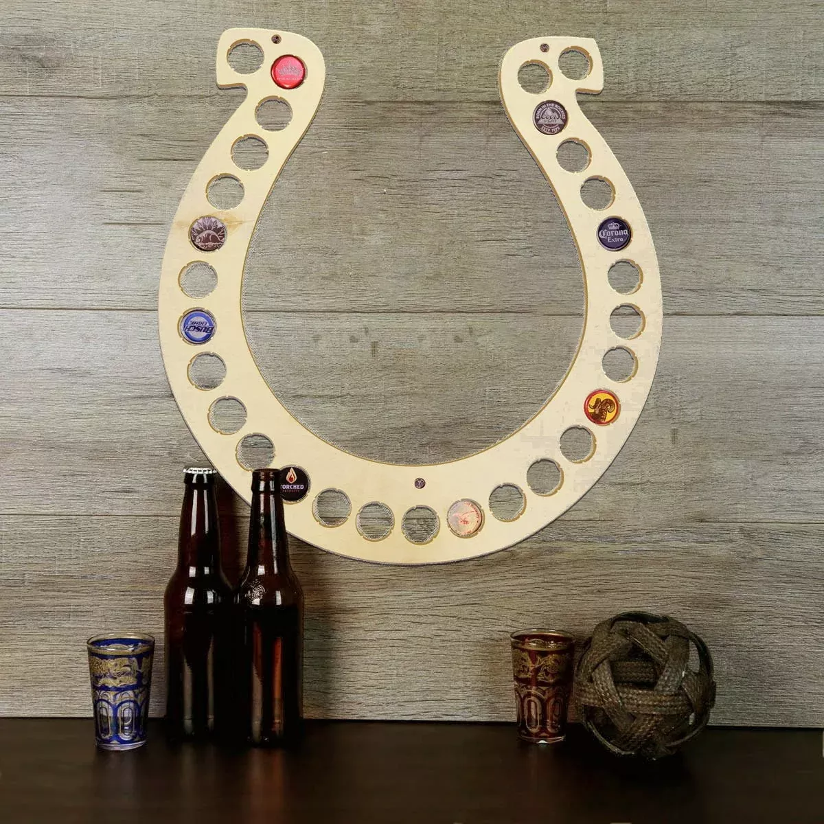 Horseshoe Beer Cap Holder