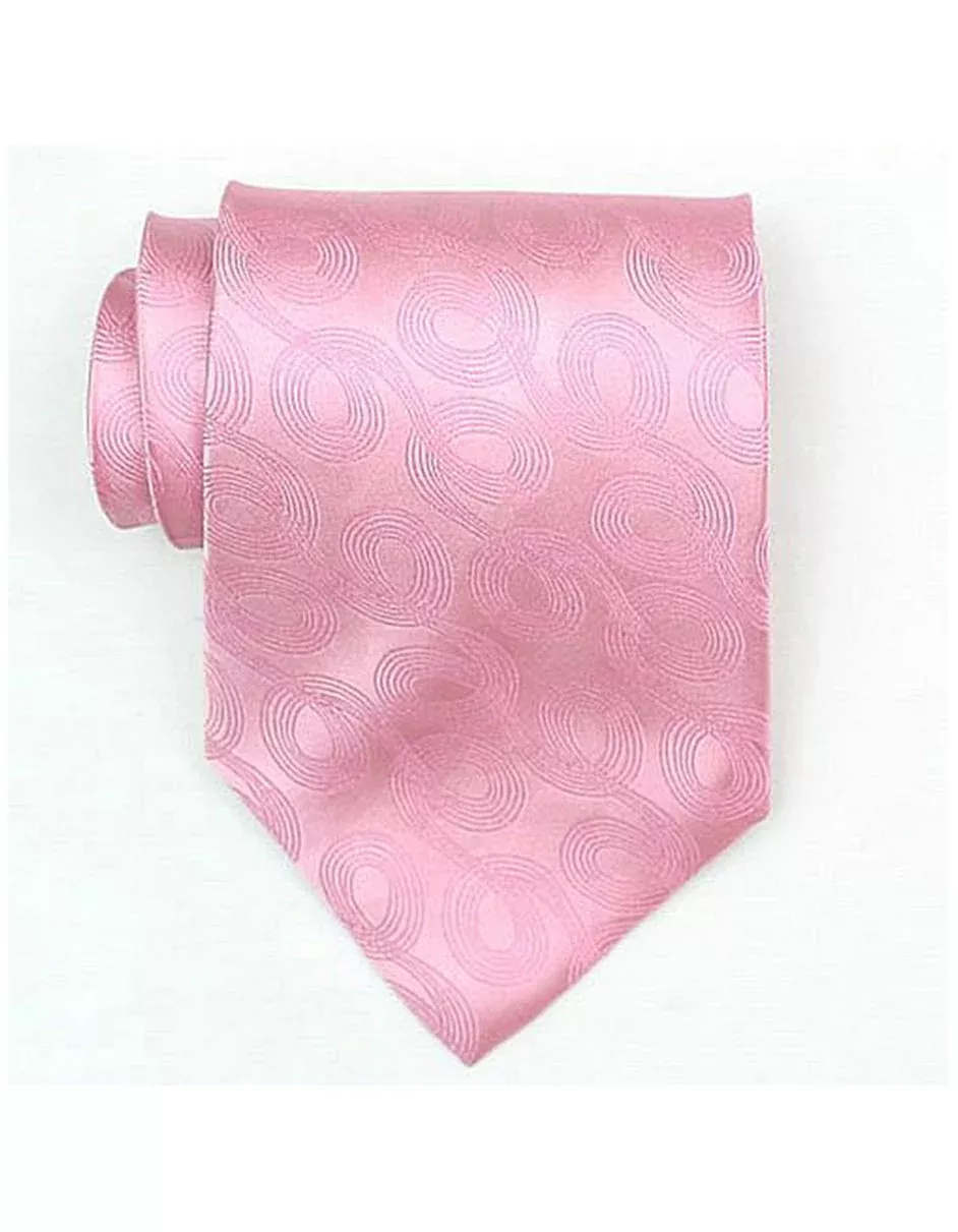 Hot Pink Swirl Neck Tie