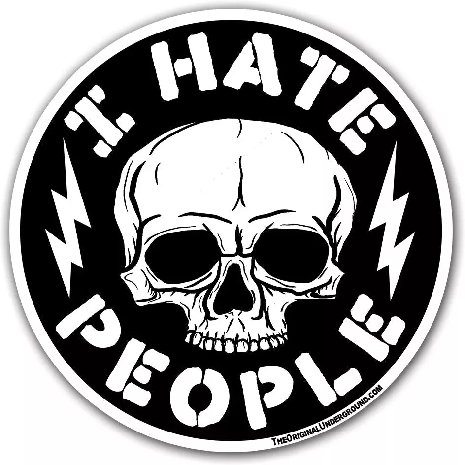 I Hate People Flexible Magnet