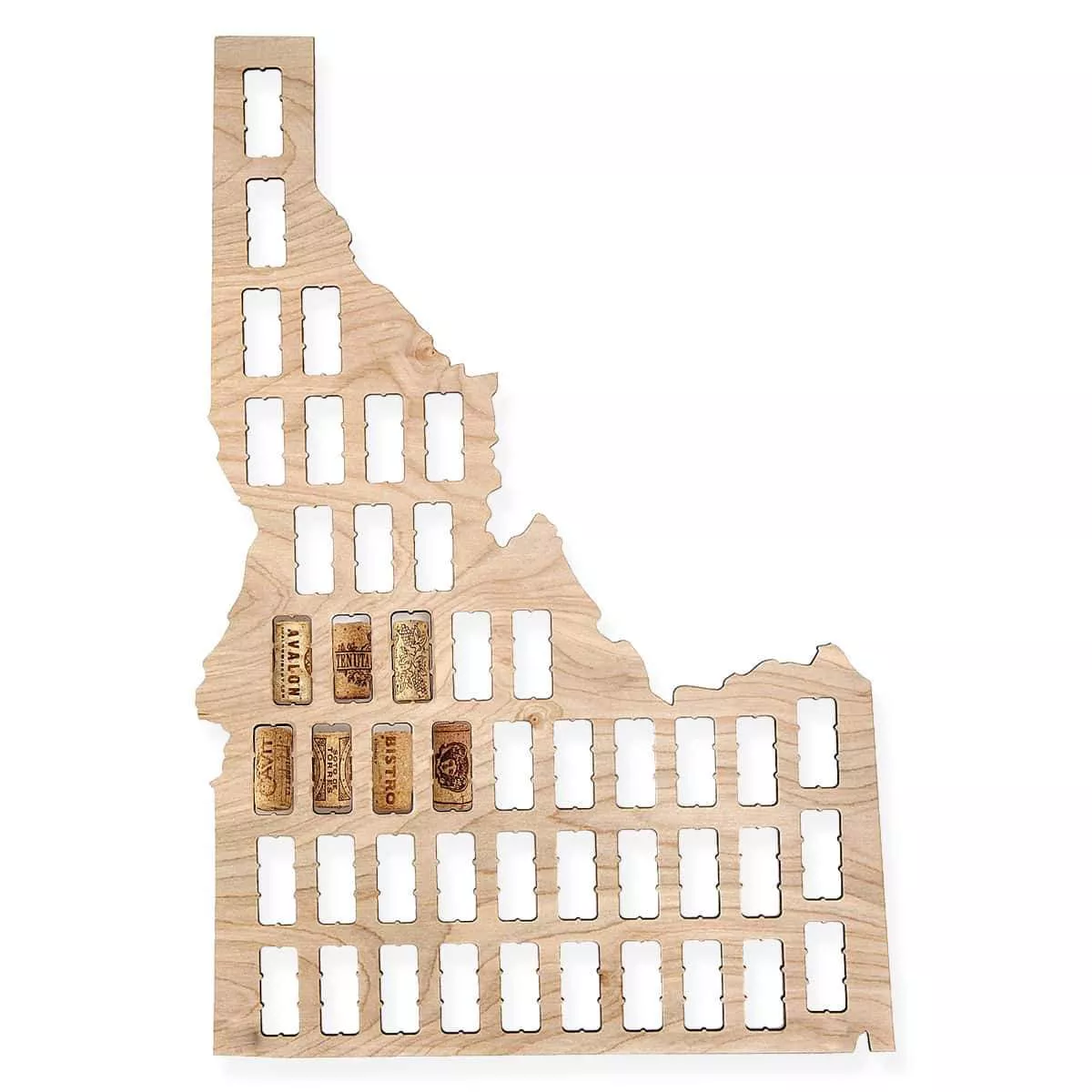 Idaho Wine Cork Map