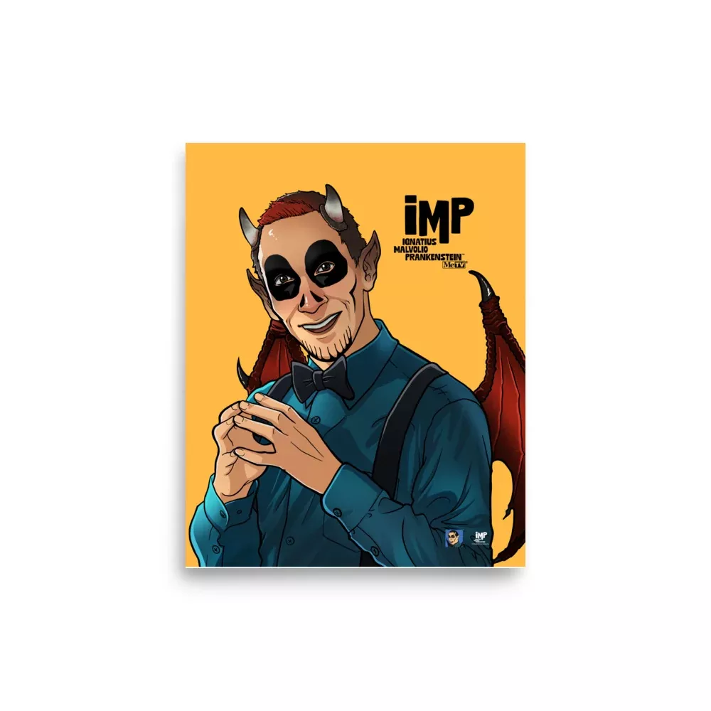 Imp (Ignatius Malvolio Prankenstein) Portrait Art Print