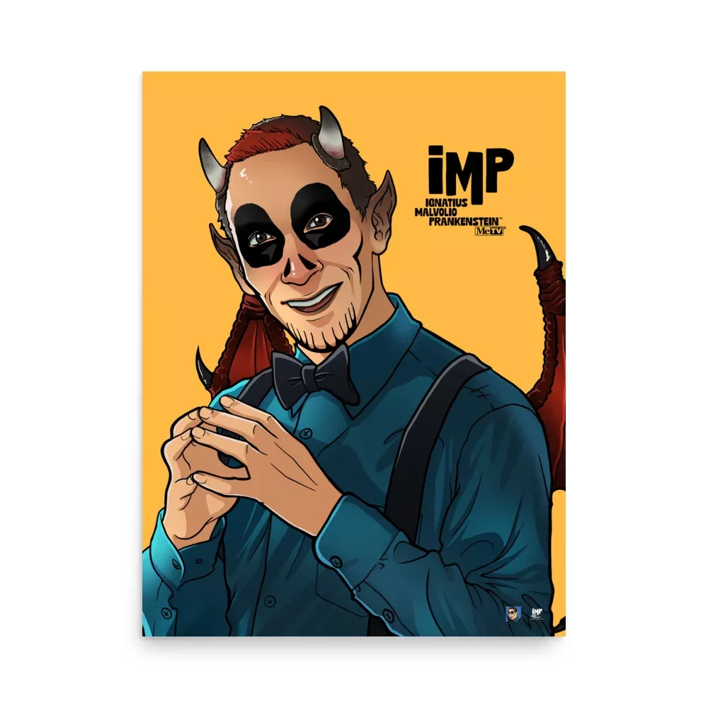 Imp (Ignatius Malvolio Prankenstein) Portrait Poster