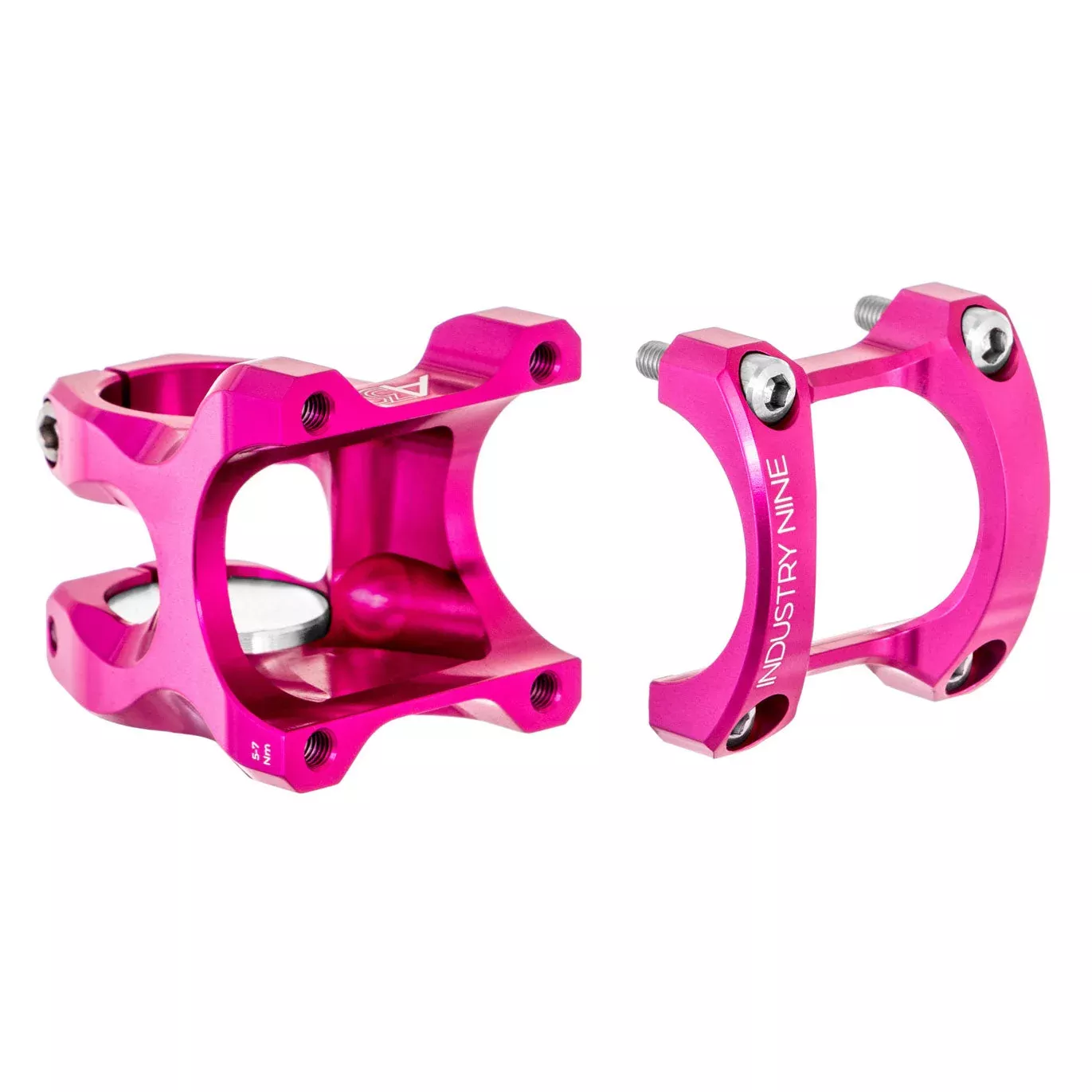 Industry Nine A318 Stem (31.8) 50mm Pink