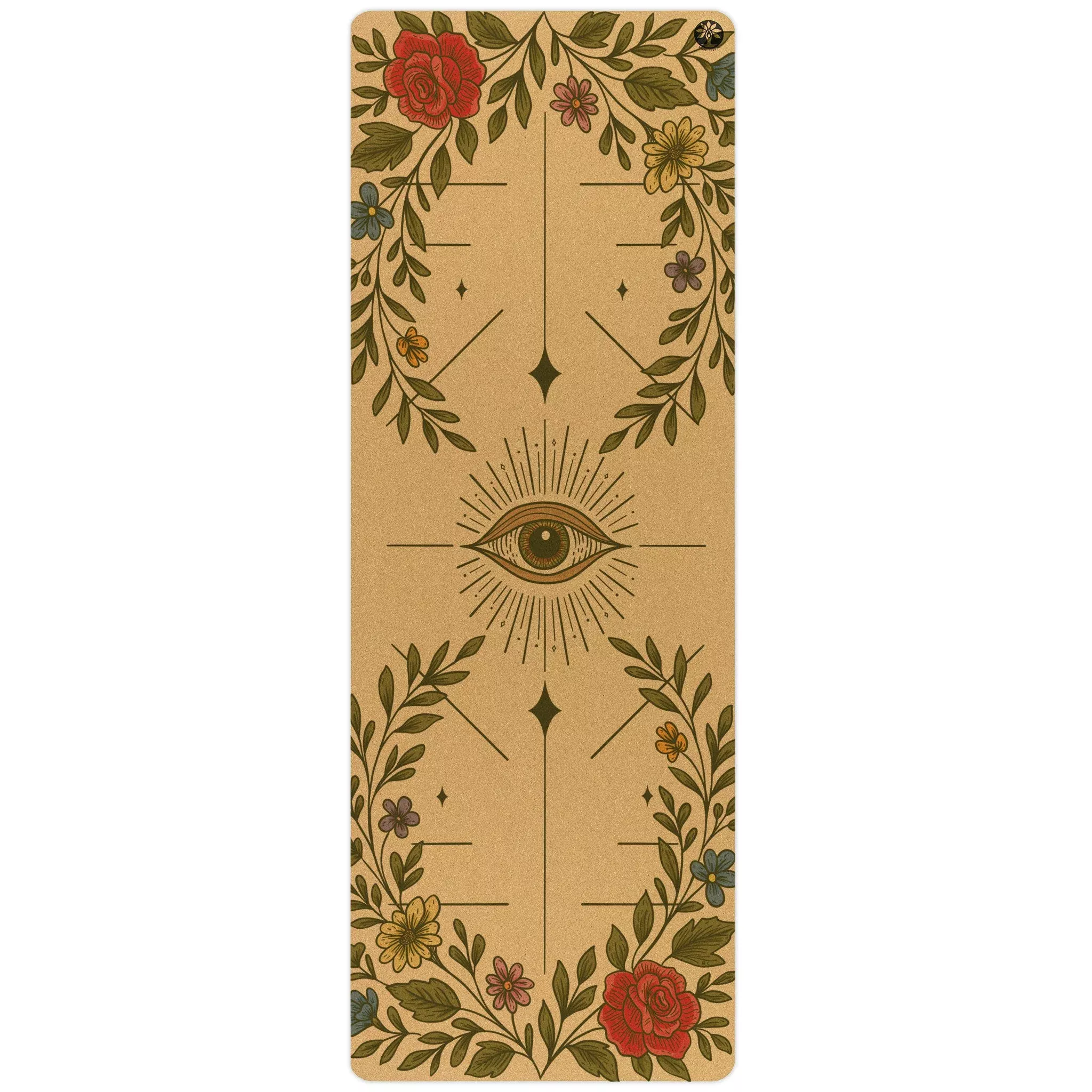 Infinite Bloom Aura Cork Yoga Mat