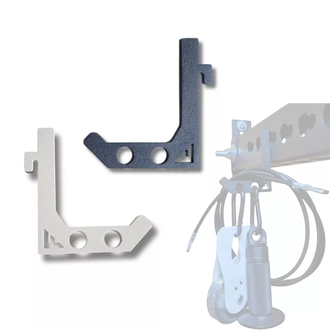 IronKeep QuickHang Storage Hook – ¼” USA Steel Quick-Attach Rack Hook for Weight Plates, Bands & Cable Attachments