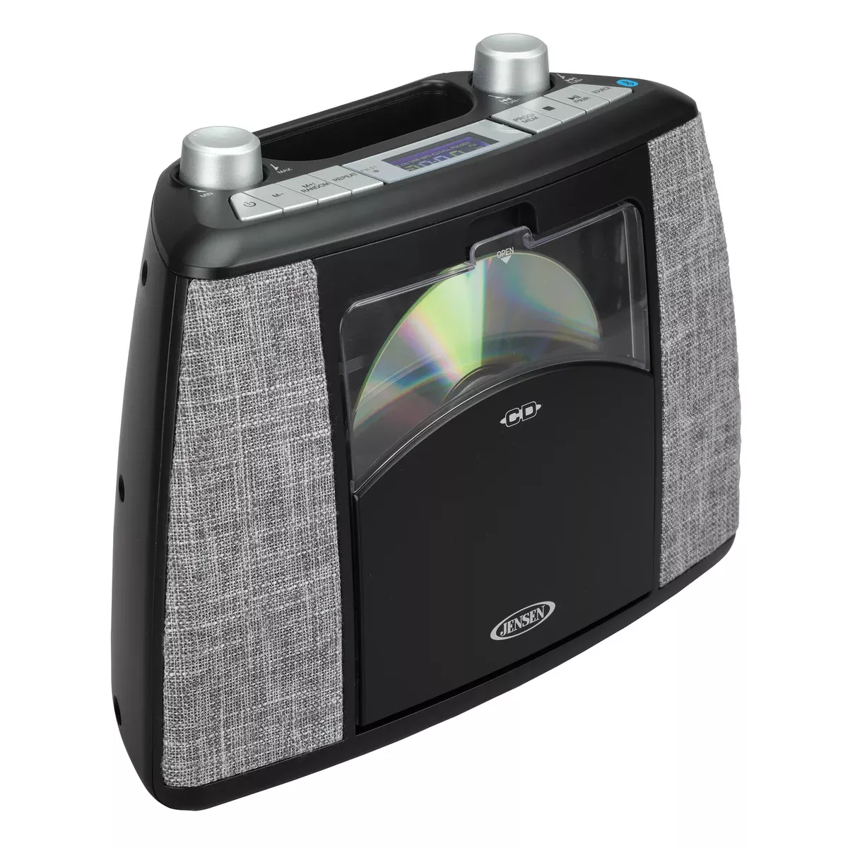 Jensen Portable Bluetooth CD Music System (Black)