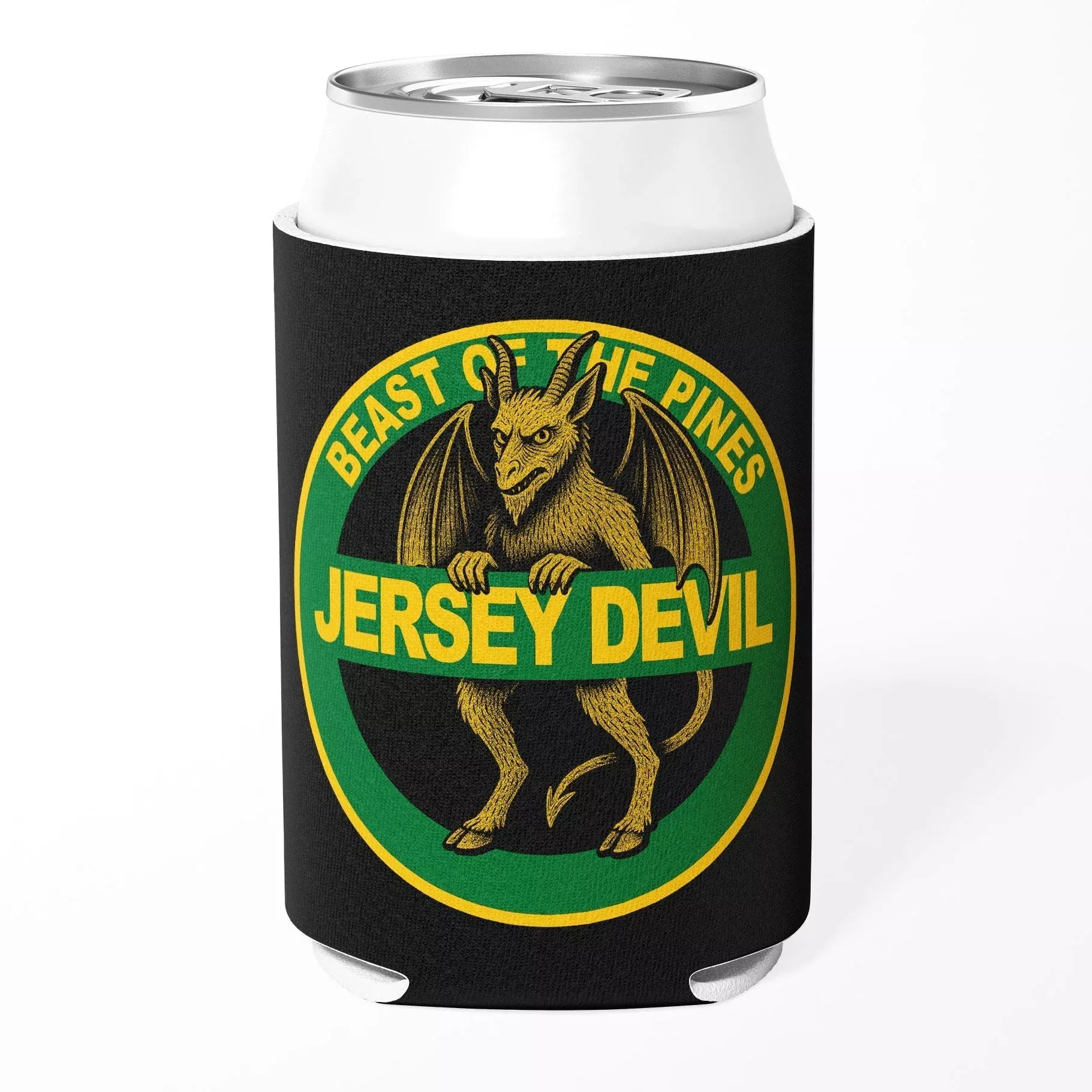 Jersey Devil Highway Sign Can Cooler
