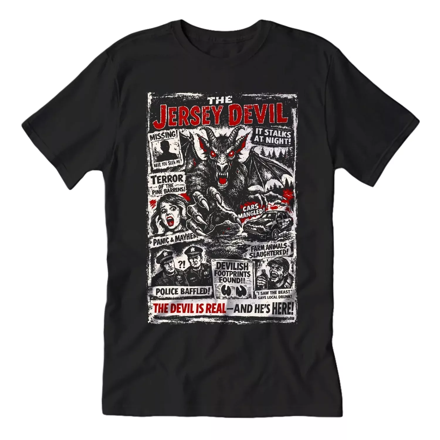 The Jersey Devil: It Stalks at Night T-Shirt