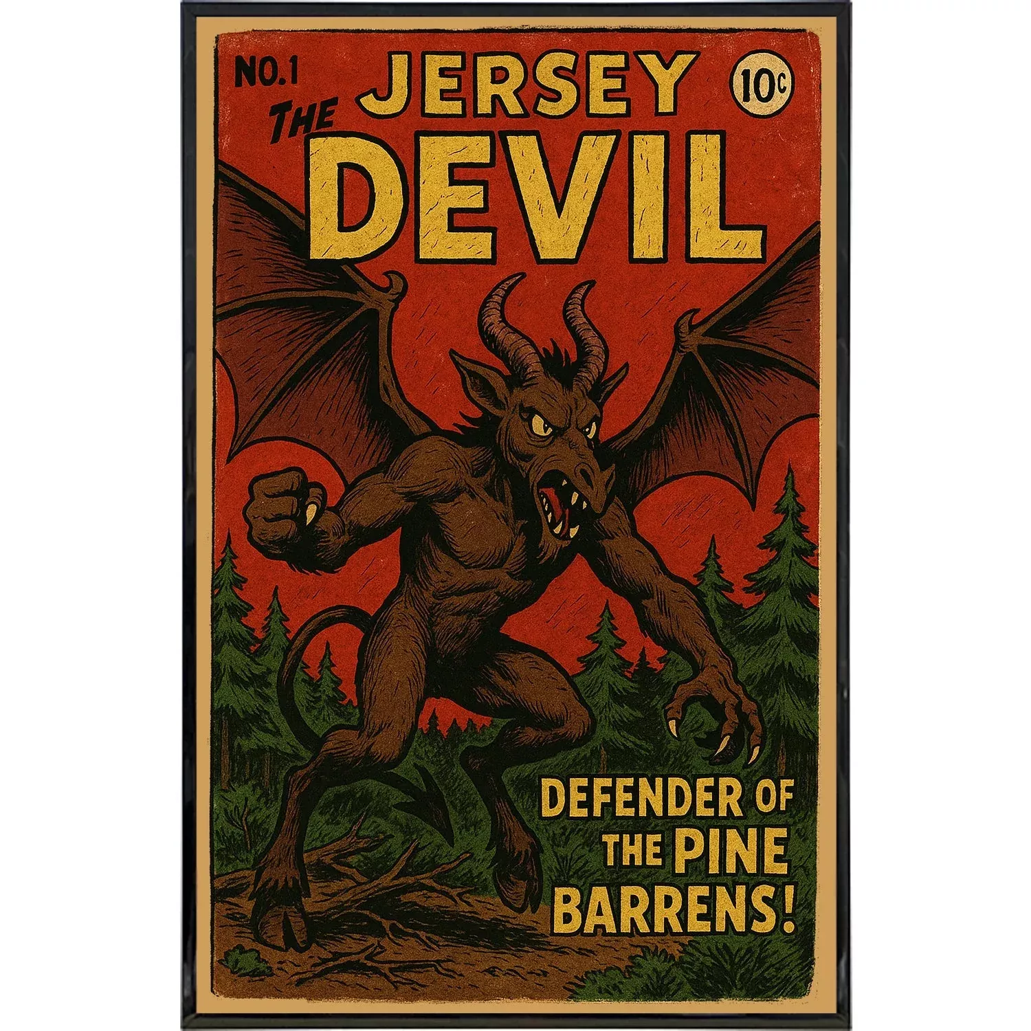 The Jersey Devil Number One Poster Print