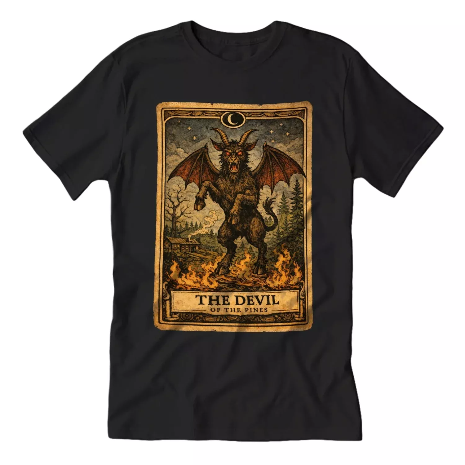The Jersey Devil Tarot Card T-Shirt