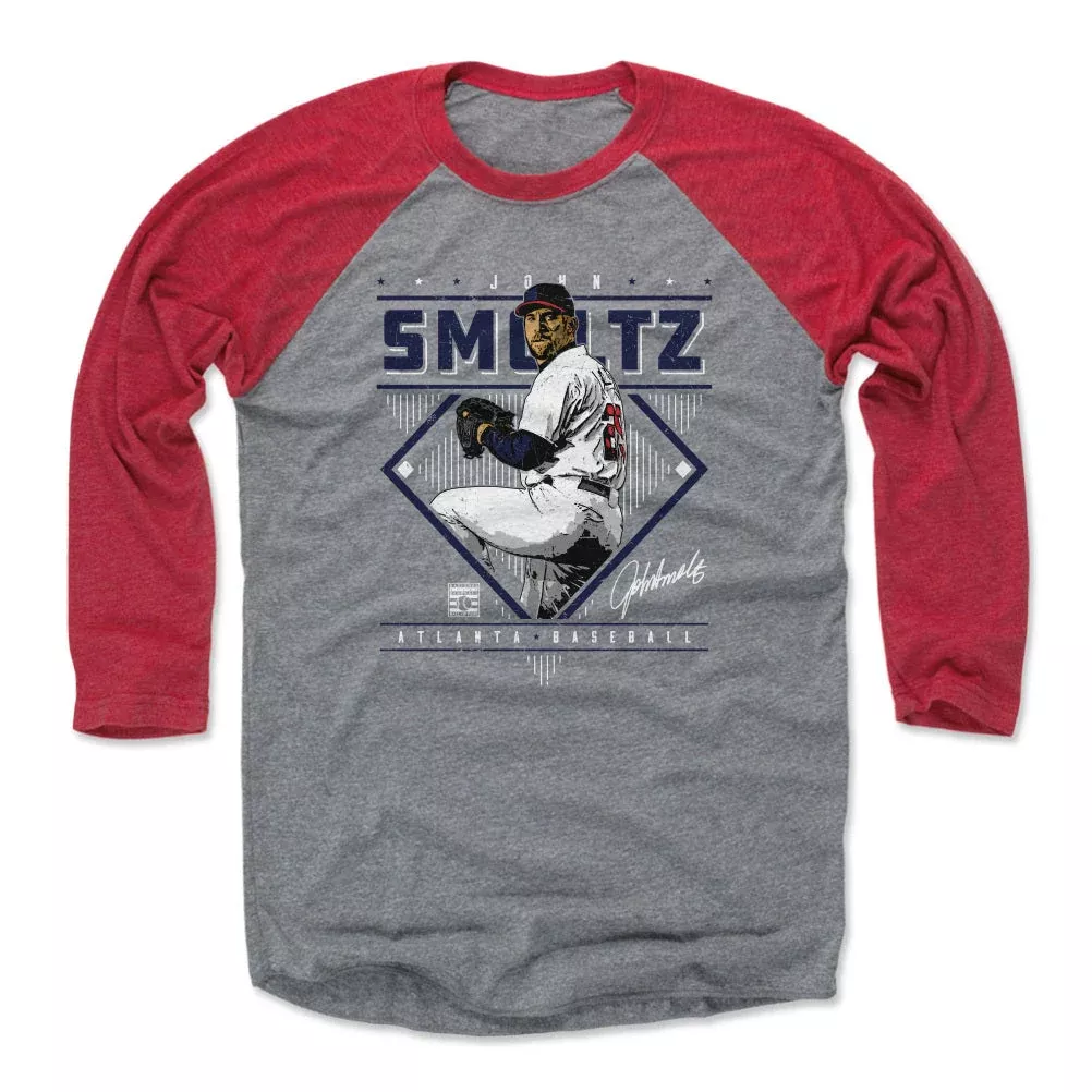 John Smoltz Atlanta Diamond Name WHT