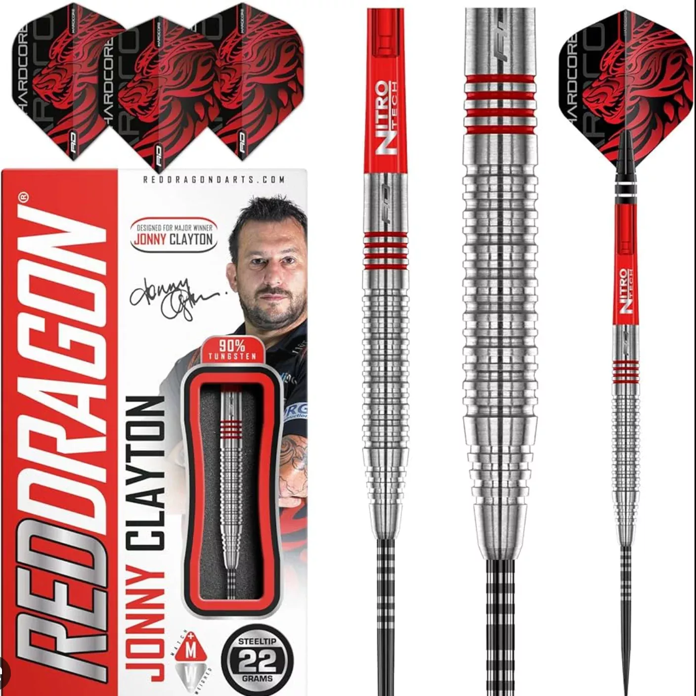 Johnny Clayton Original 2.0 Red Dragon Darts