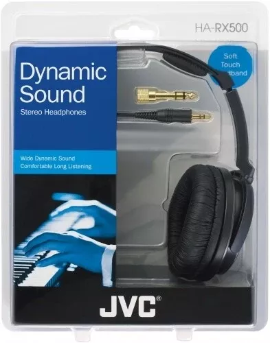 JVC Harx500 Full-Size Around Ear Headphone (White)