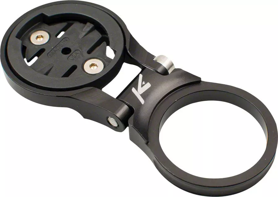 K-EDGE Adjustable Stem Mount for Garmin Quarter Turn Type Computers Black
