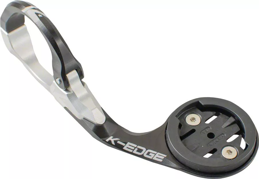 K-EDGE Garmin Race Handlebar Mount: 31.8mm Black/Silver