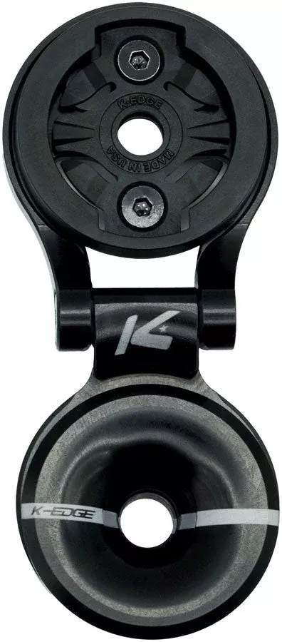 K-Edge Garmin Race Stem Mount with Cap - Black