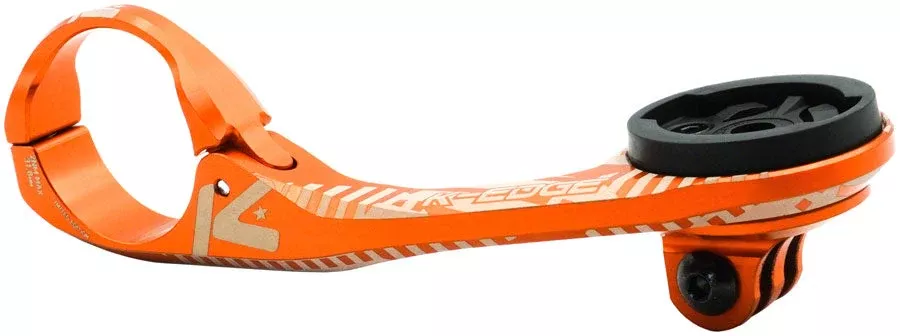 K-Edge Max XL Combo Limited Edition Computer Mount - Garmin/Wahoo Orange