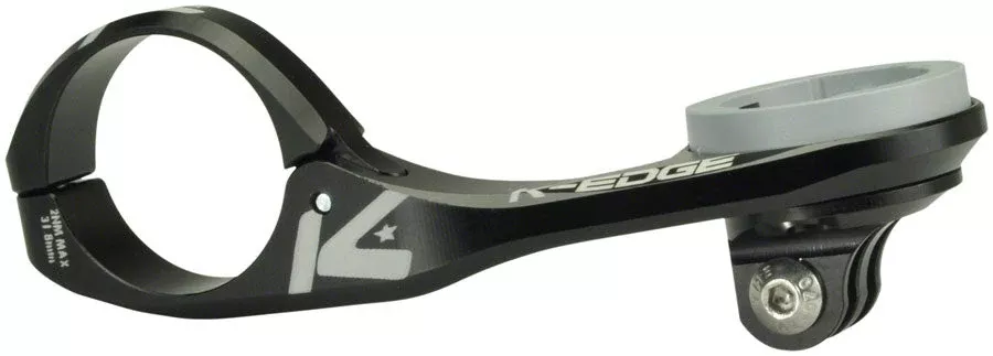 K-EDGE Wahoo Max Combo Mount - 31.8 Black