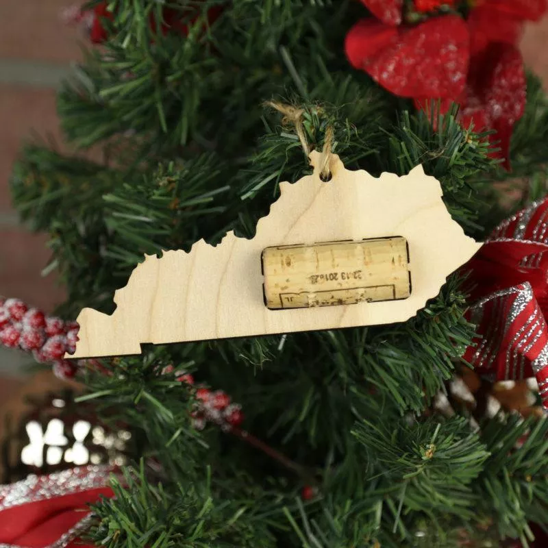 Kentucky Wine Cork Holder Ornaments