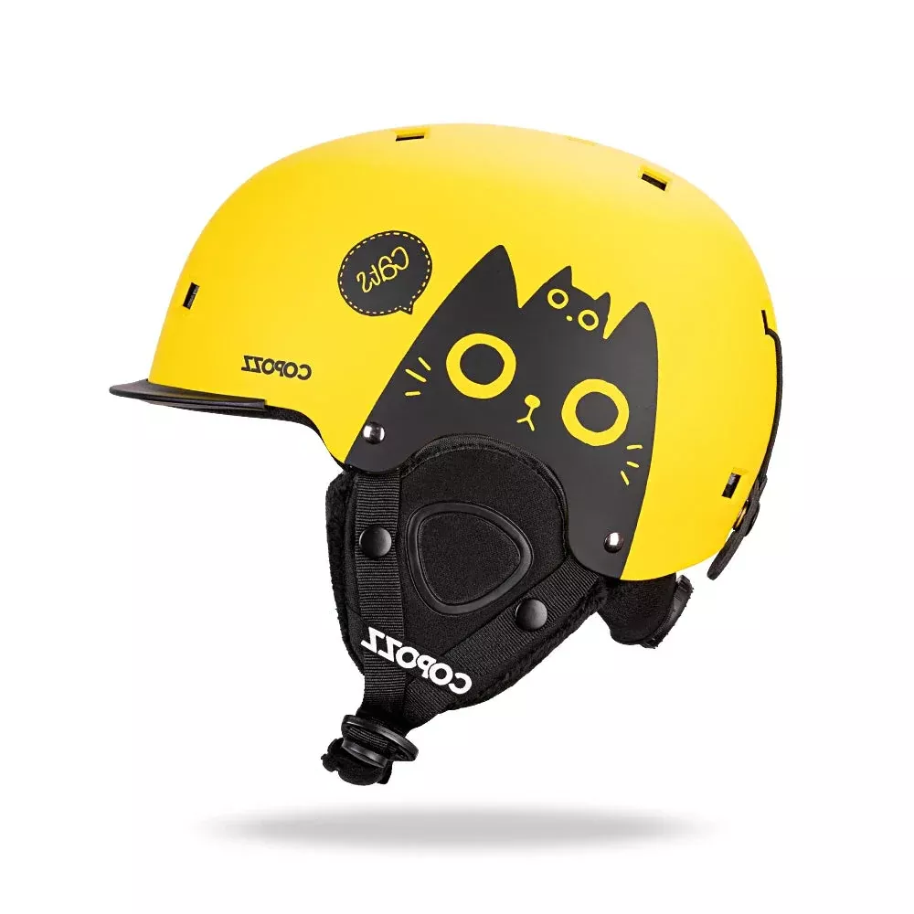 Kids Ski HelmetCartoonsIntegrally MoldedSafety