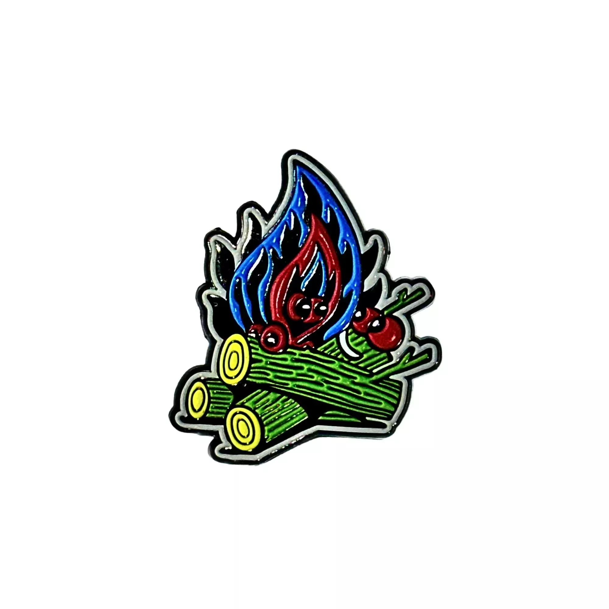Killer Acid Get Lost Blue Campfire Pin