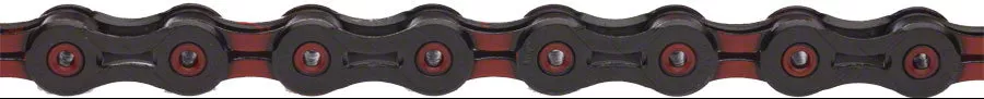 KMC DLC 10 Chain - 10-Speed 116 Links Black/Red