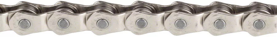KMC HL1 Narrow Chain - Single Speed 3/32" 100 Links Half Link Chain Silver