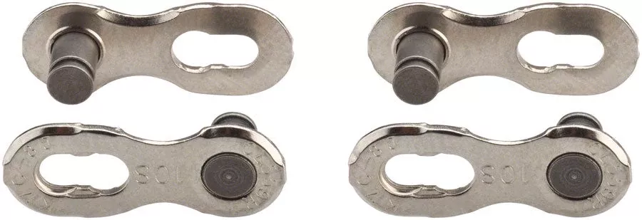 KMC MissingLink CL559R Connector - 10-Speed Reusable Silver 2 Pairs/Card