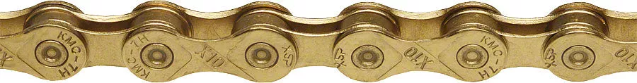 KMC X10 Chain - 10-Speed 116 Links Gold