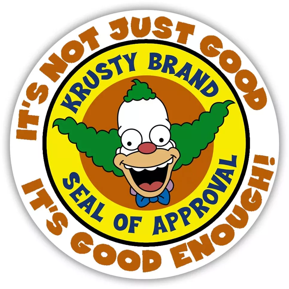 Krusty Seal of Approval Flexible Magnet