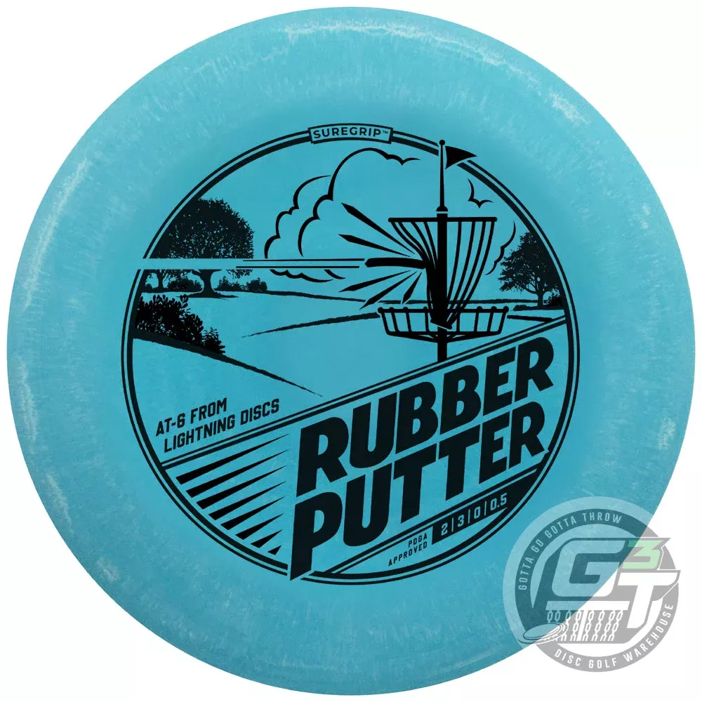 Lightning Sure Grip Rubber Putter Golf Disc