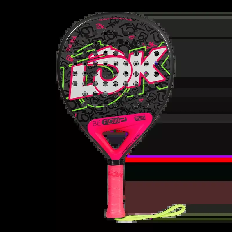 LOK Be Flow Gen 2 Pink/Green 2026 Padel Racket