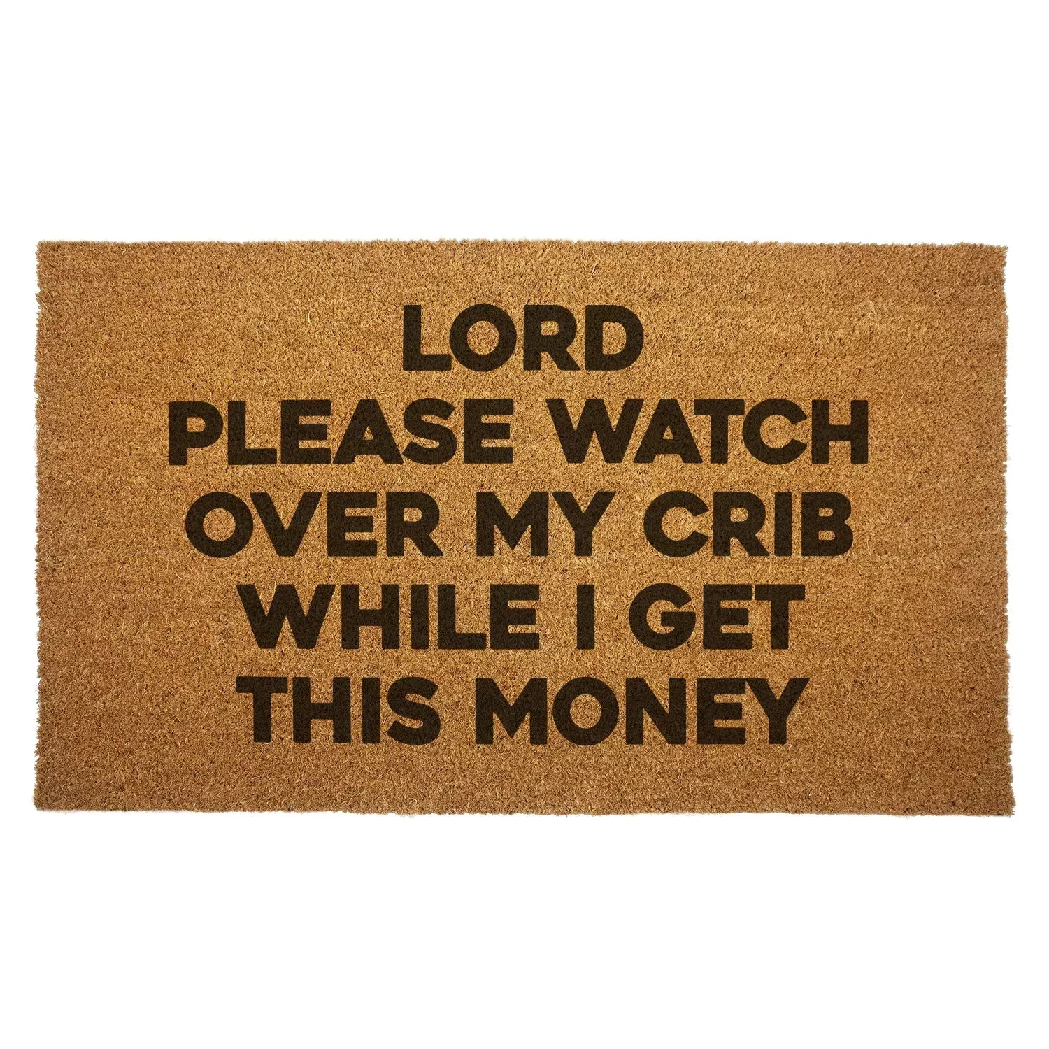 Lord Please Watch Over My Crib Door Mat
