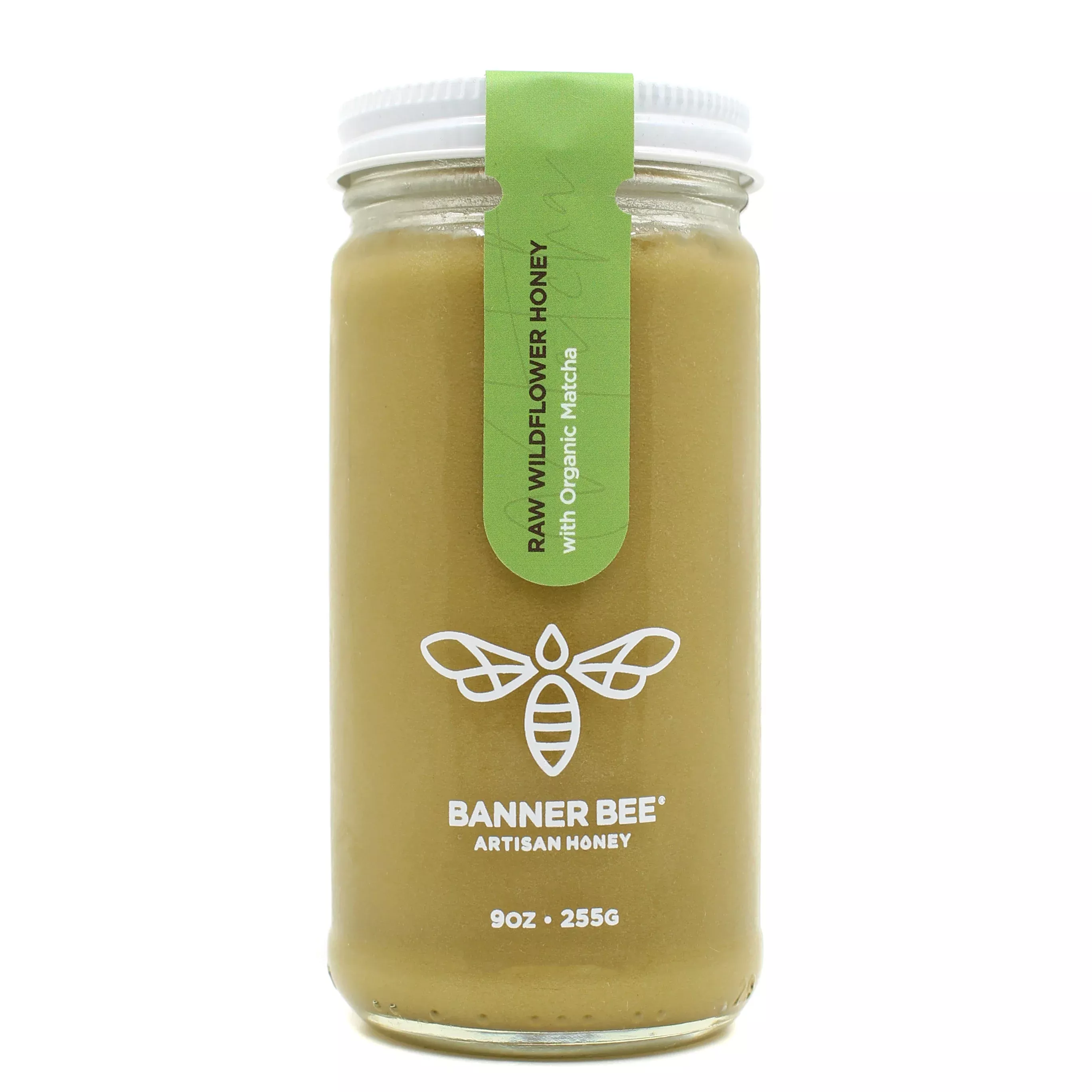Matcha Enriched Raw Honey