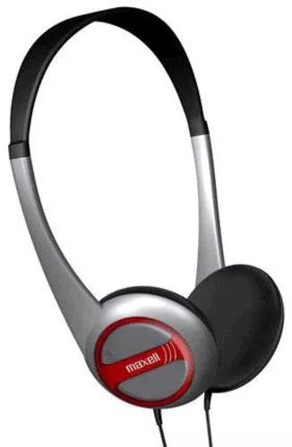 Maxell Portable Lightweight Headphones On Ear (Black)