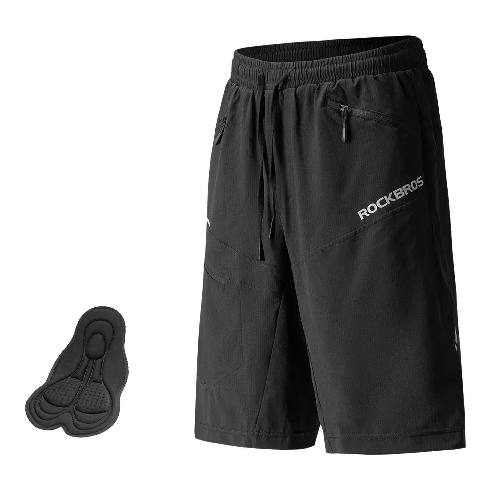 Men's 2-in-1 Padded MTB Cycling Shorts