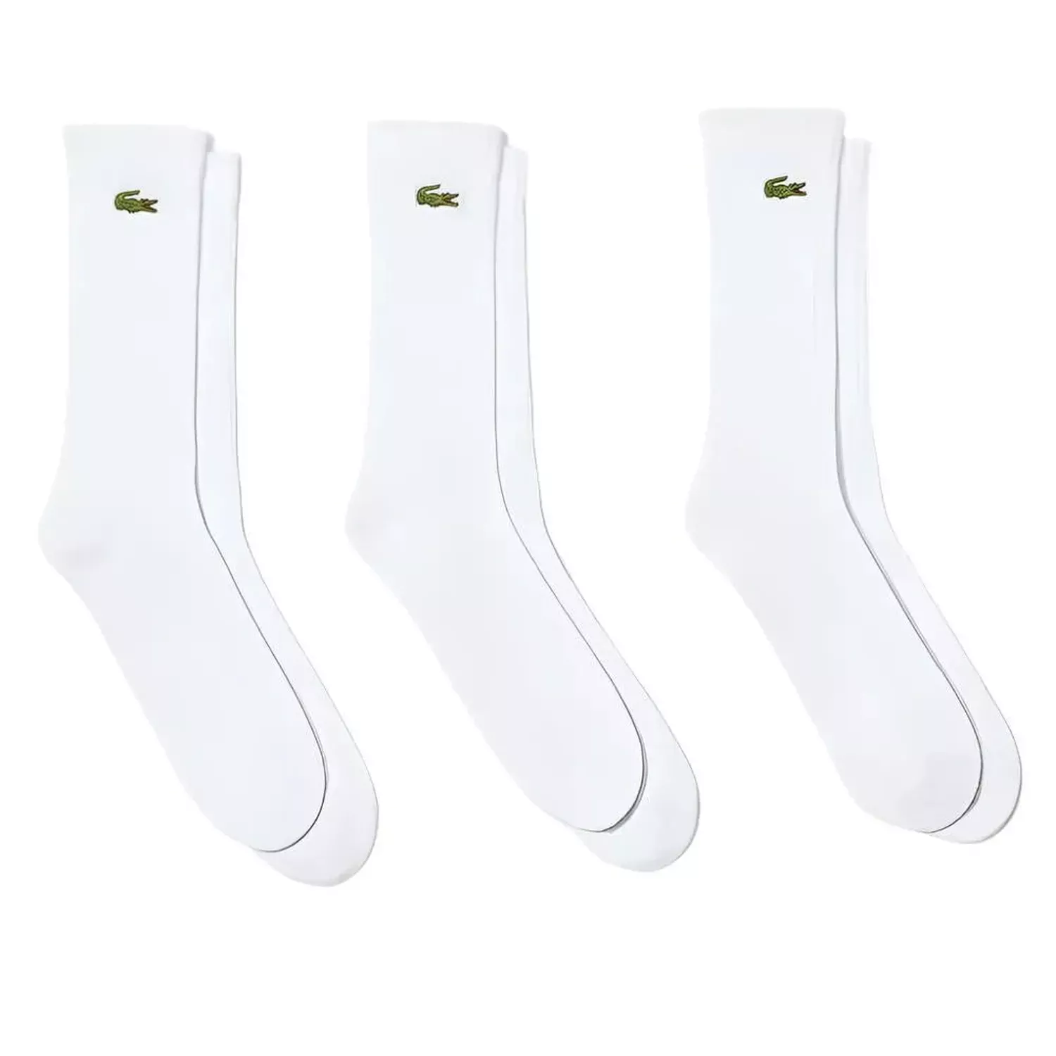 Men's Core Performance Solid Jersey Tennis Tube Socks 3 Pack