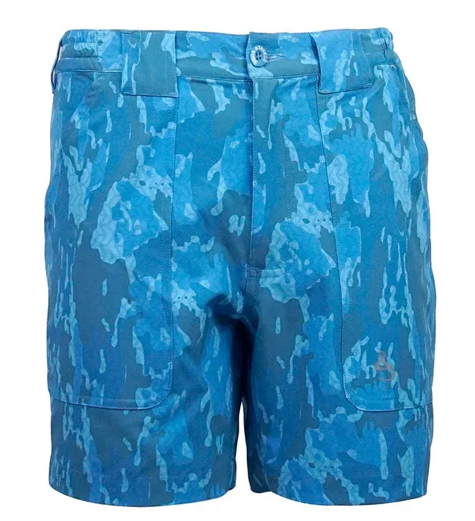 Men's Geo Camo Beer Can Lightweight Stretch Short