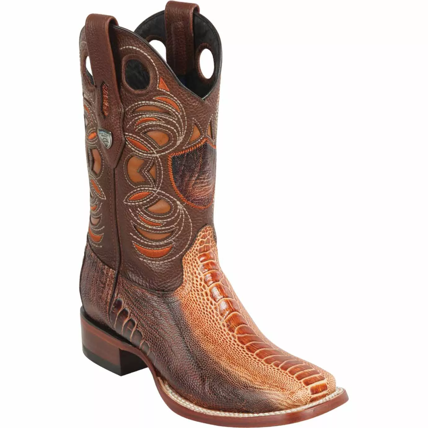 Men's Wild West Ostrich Leg Ranch Toe Boot 28240588