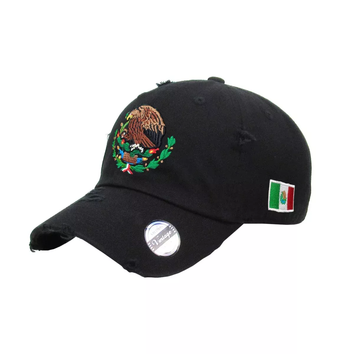 Mexico Vintage hats with Mexican Flag and Shield