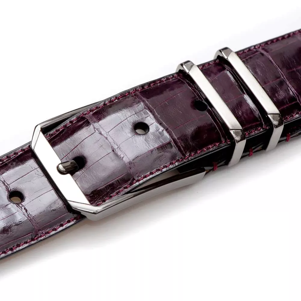 Mezlan Crocodile Belt