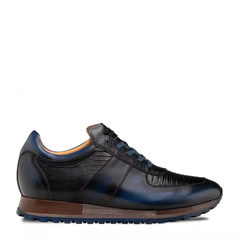 Mezlan Greenwich Calf/Lizard Sneaker