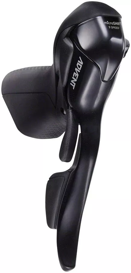 microSHIFT ADVENT Right Drop Bar Shifter Lever - 9 Speed BLK ADVENT Compatible Only