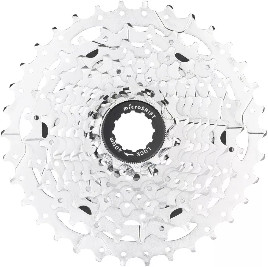 microSHIFT H11 Cassette - 11 Speed 11-34T Silver Chrome Plated