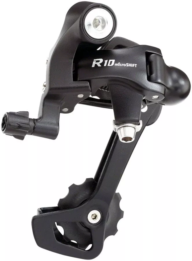 microSHIFT R10 Rear Derailleur - 10 Speed Long Cage Shimano Compatible Black