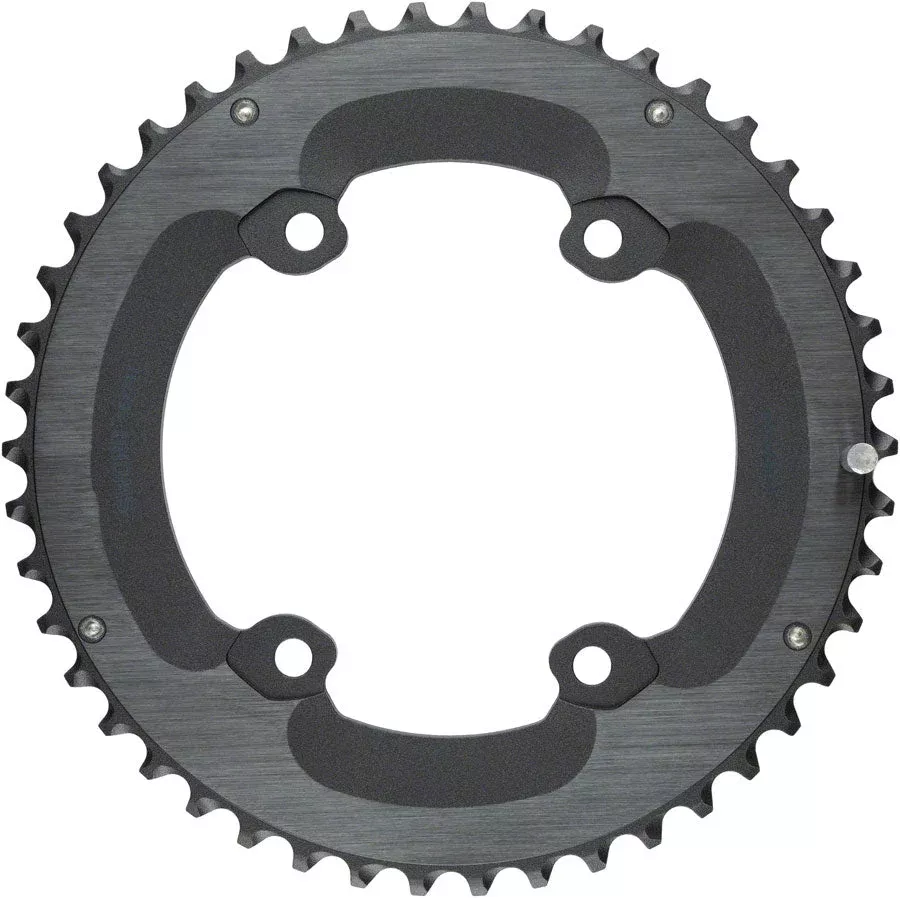 microSHIFT Sword Chainring - 46t 110 Asym BCD Outer ring 2 x 9/10-Speed BLK