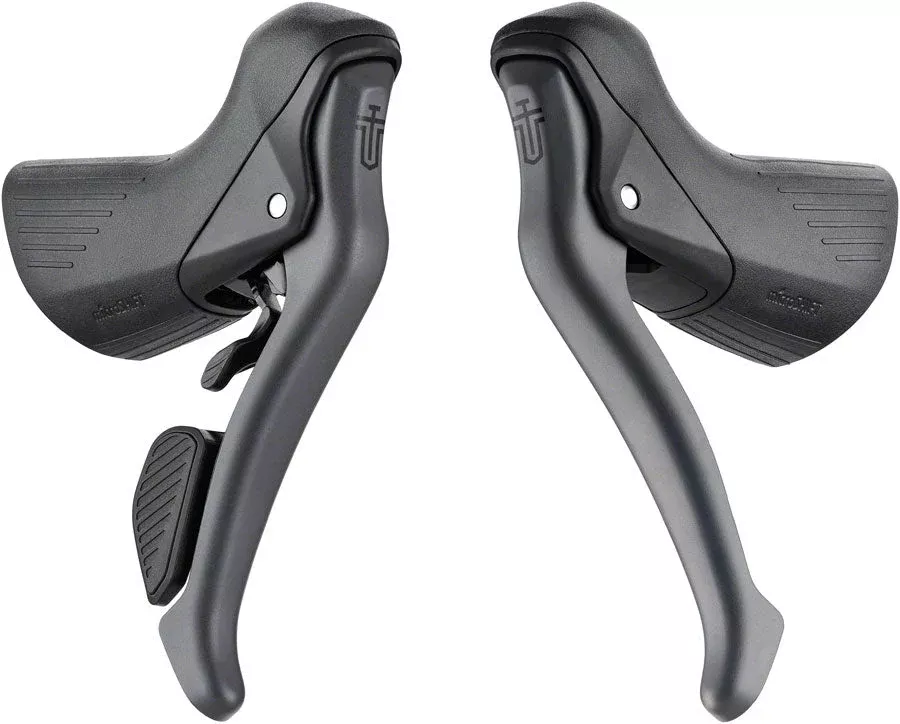 microSHIFT Sword Drop Bar Shifter/Brake Lever Set - 1x 10-Speed Sword Compatible Gray Version B